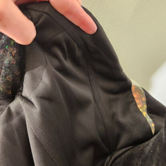 ALYCE PARIS NWT V-Back Long Sleeve Dress in Dragon Scale, Size 6 - Picture 16 of 16